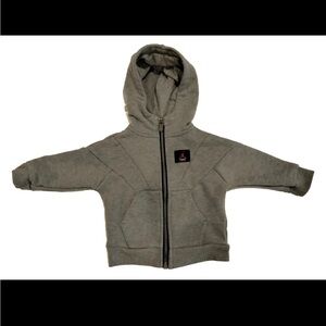 Nike Air Jordan Flight Gray Full Zip Hoodie Jacket  Kids Size 12 Months Michael